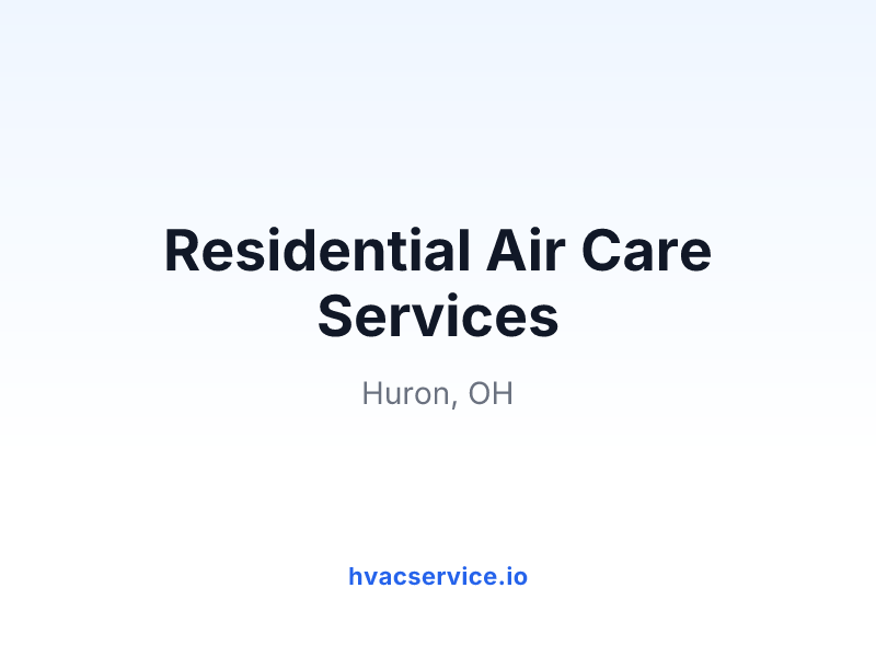 Residential Air Care Services