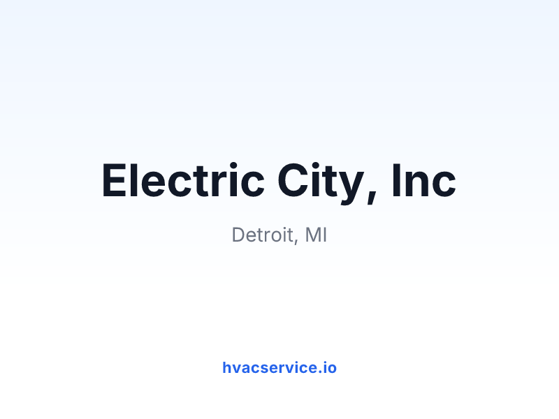 Electric City, Inc