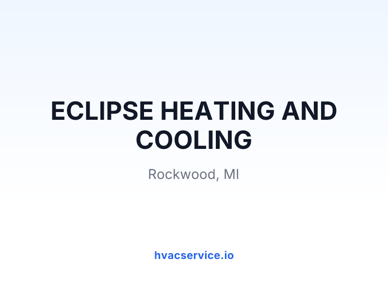 ECLIPSE HEATING AND COOLING