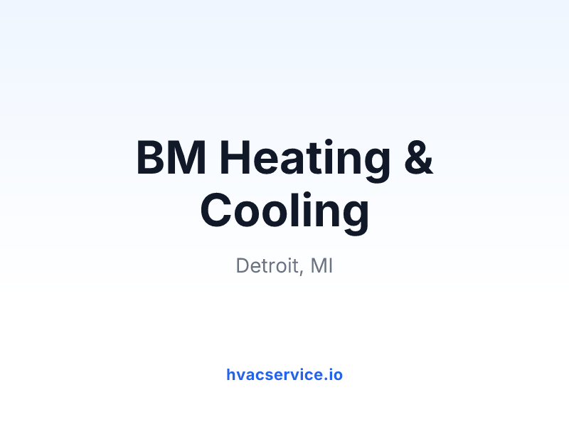 BM Heating & Cooling