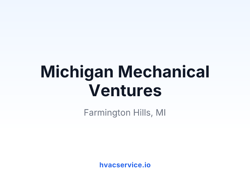 Michigan Mechanical Ventures