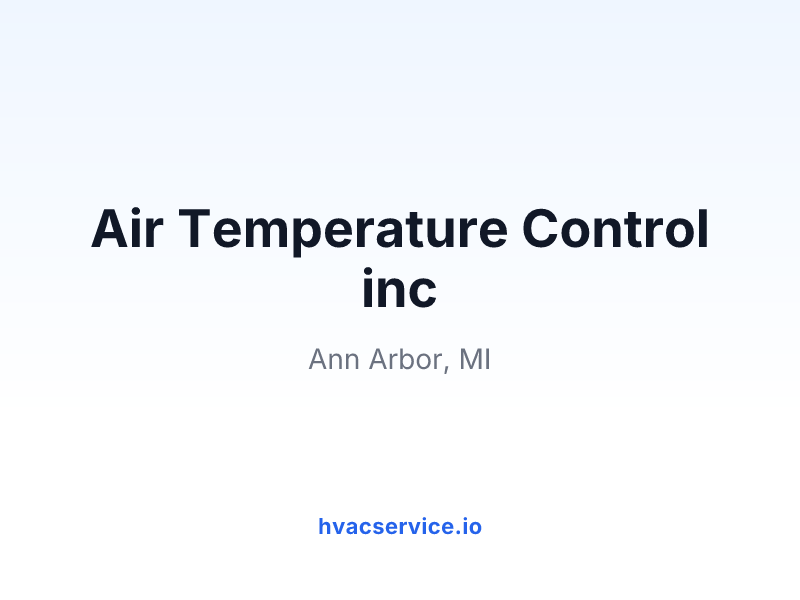 Air Temperature Control inc