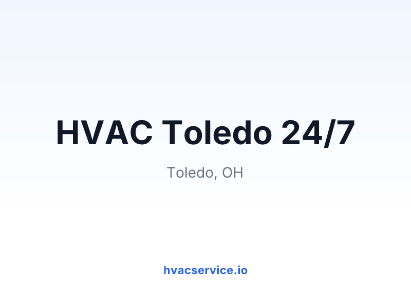 HVAC Toledo 24/7