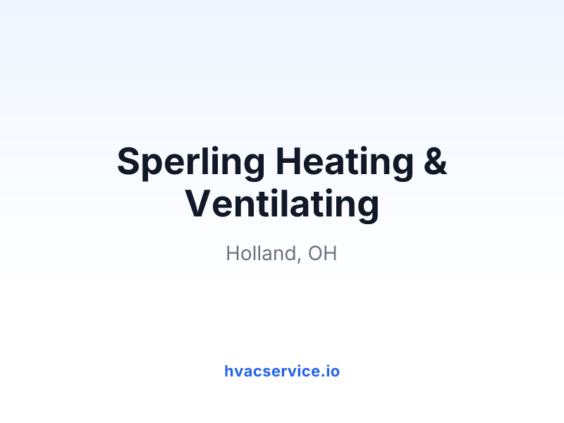 Sperling Heating & Ventilating
