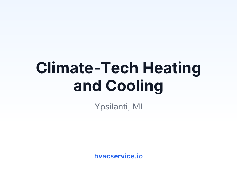 Climate-Tech Heating and Cooling