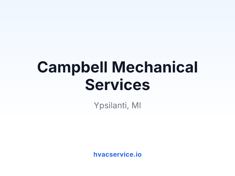 Campbell Mechanical Services