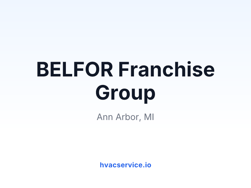 BELFOR Franchise Group