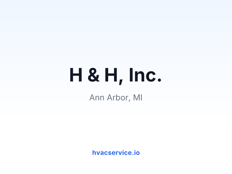 H & H, Inc.