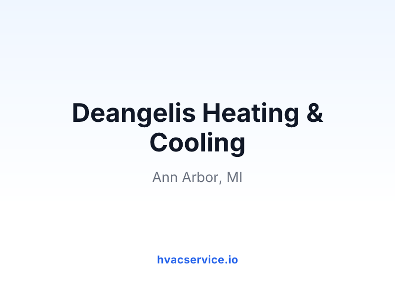 Deangelis Heating & Cooling
