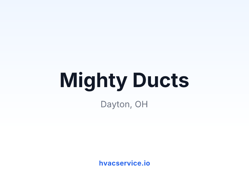 Mighty Ducts