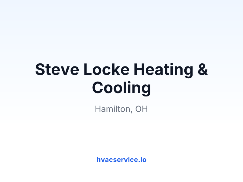 Steve Locke Heating & Cooling