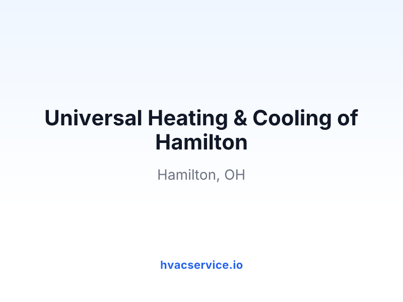 Universal Heating & Cooling of Hamilton