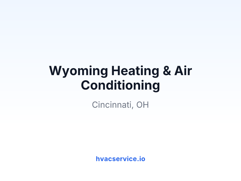 Wyoming Heating & Air Conditioning