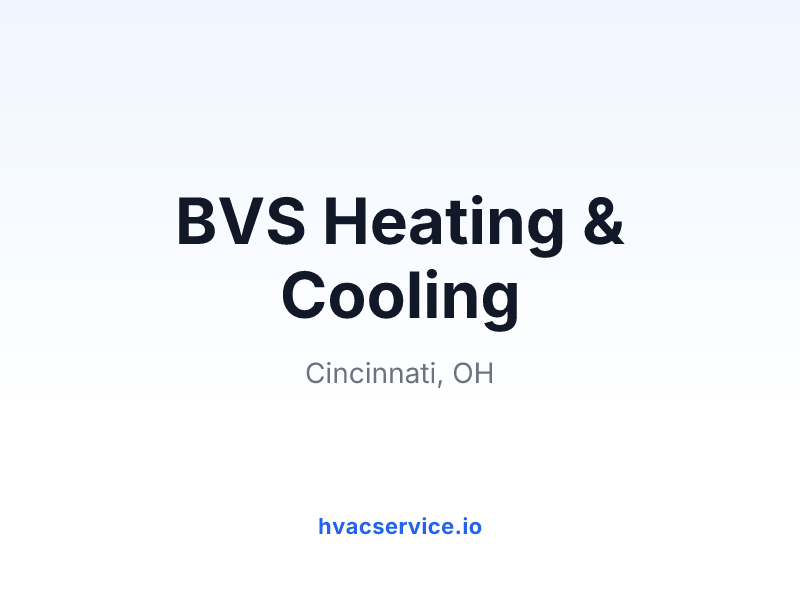 BVS Heating & Cooling
