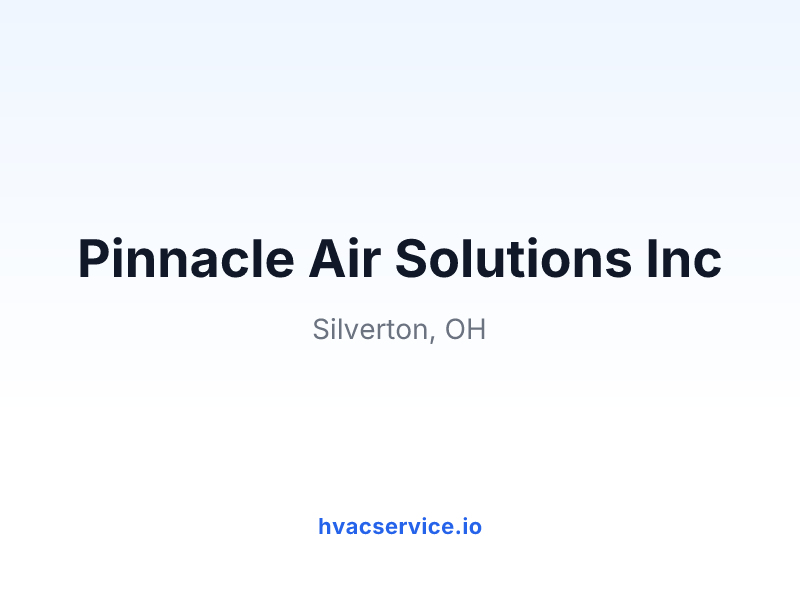 Pinnacle Air Solutions Inc