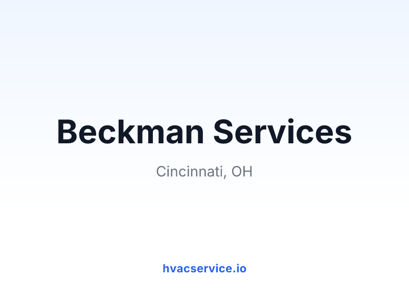 Beckman Services
