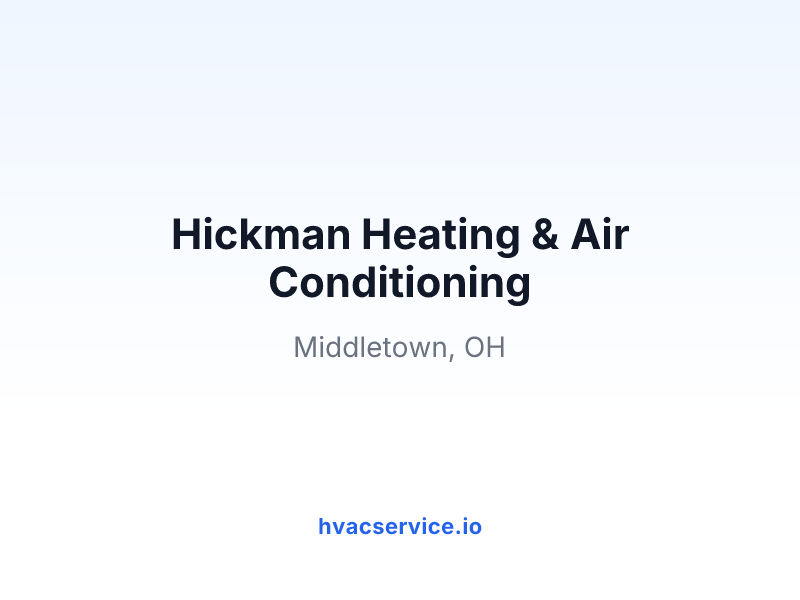 Hickman Heating & Air Conditioning