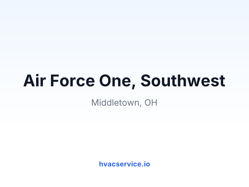Air Force One, Southwest