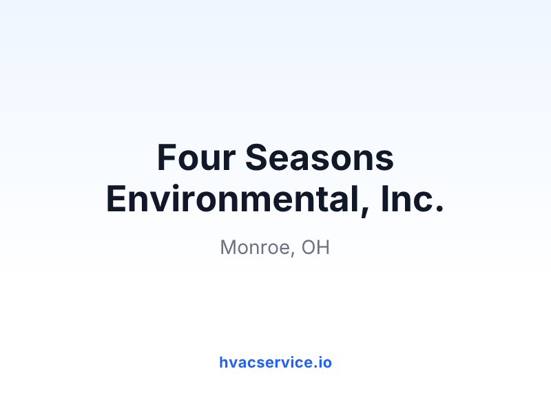 Four Seasons Environmental, Inc.