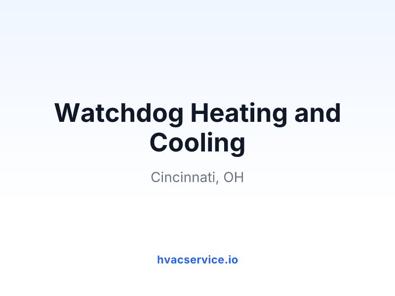 Watchdog Heating and Cooling