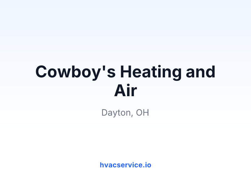 Cowboy's Heating and Air