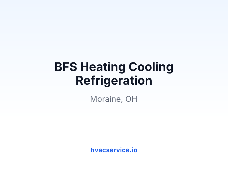 BFS Heating Cooling Refrigeration