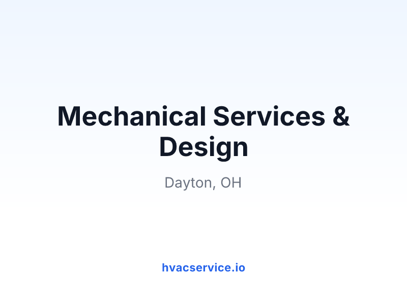 Mechanical Services & Design