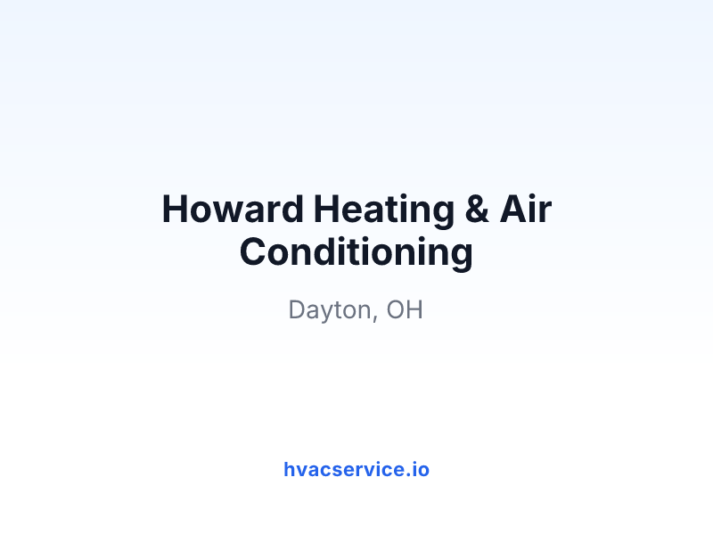 Howard Heating & Air Conditioning