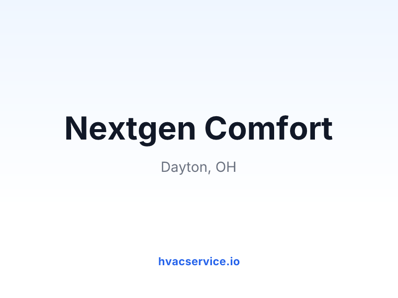 Nextgen Comfort