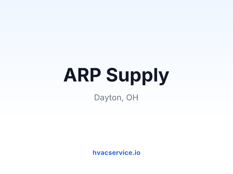 ARP Supply