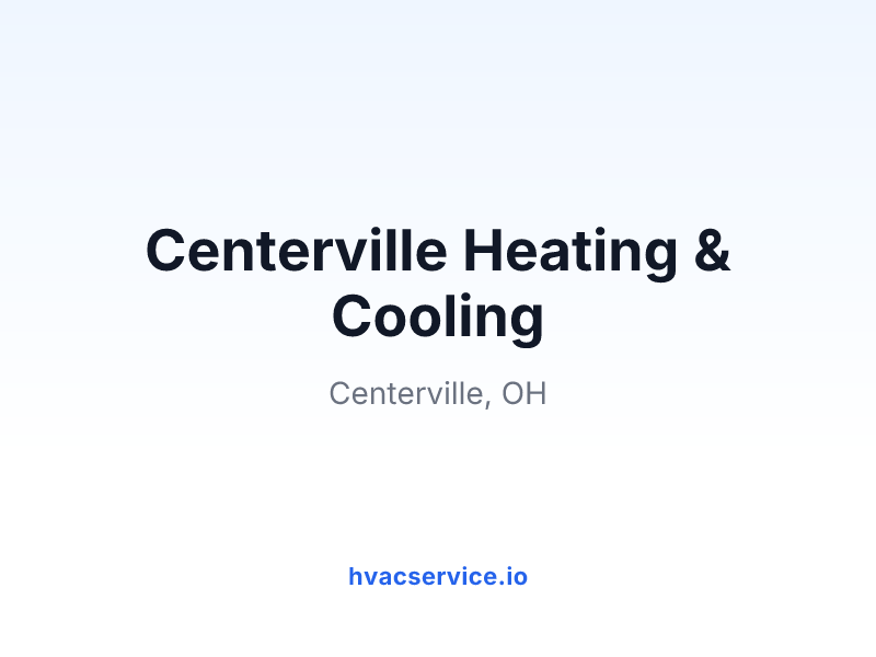 Centerville Heating & Cooling