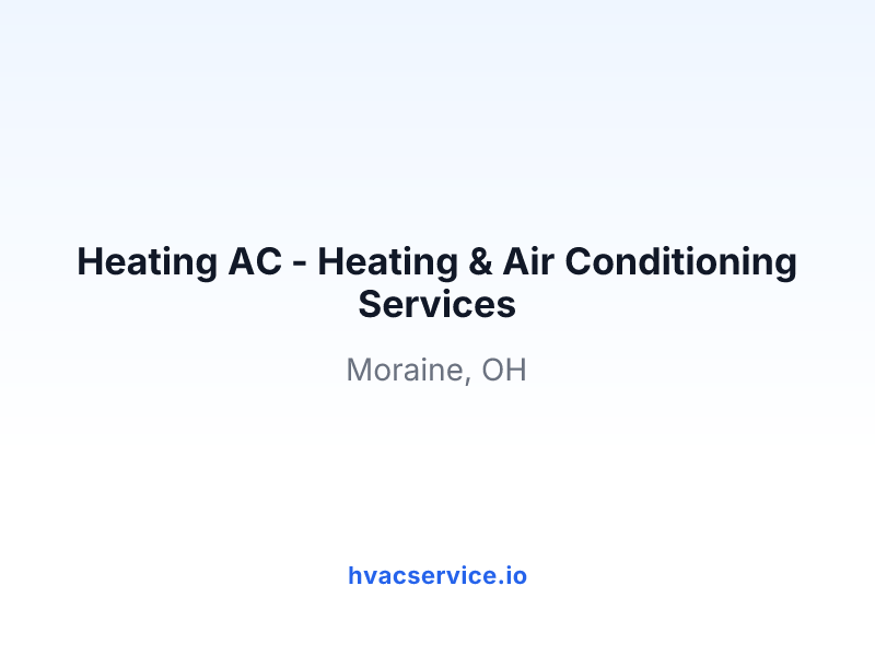 Heating AC - Heating & Air Conditioning Services
