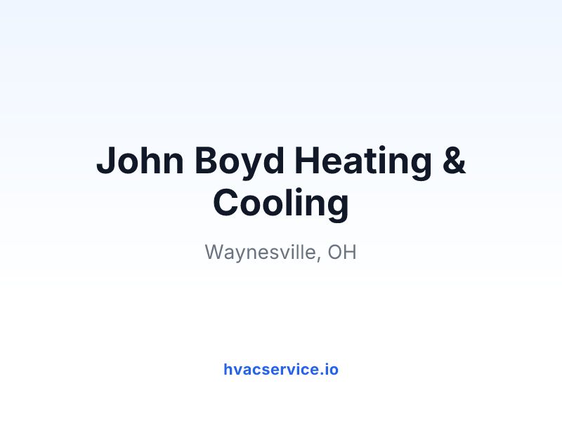John Boyd Heating & Cooling