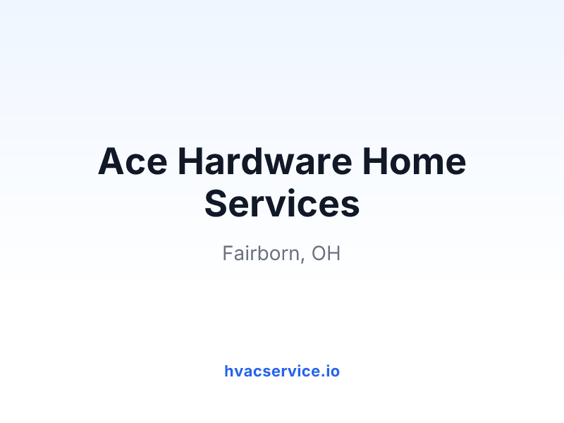 Ace Hardware Home Services