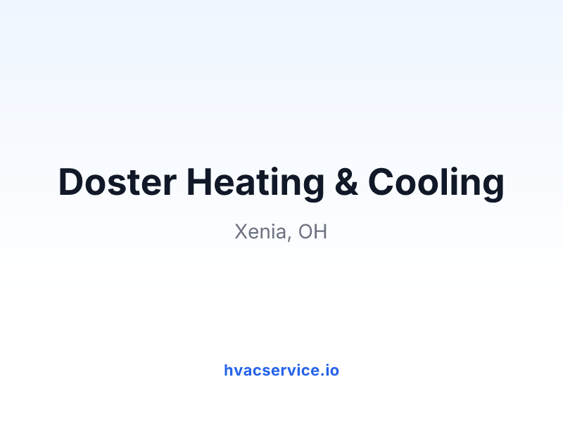 Doster Heating & Cooling