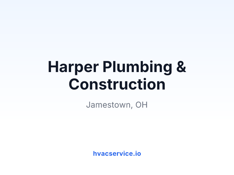 Harper Plumbing & Construction