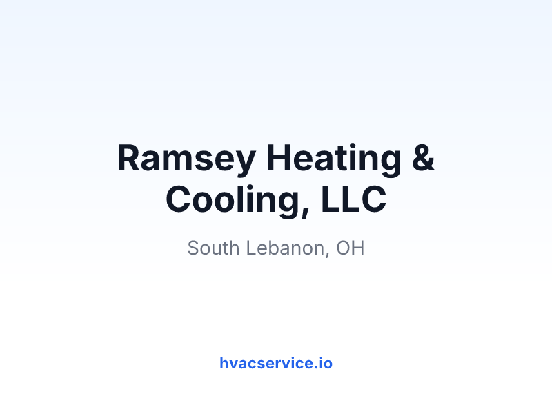 Ramsey Heating & Cooling, LLC