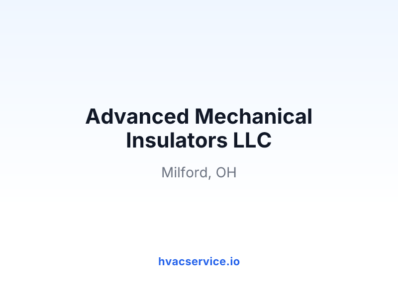 Advanced Mechanical Insulators LLC