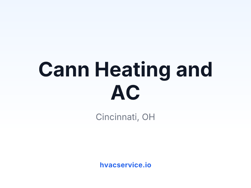 Cann Heating and AC