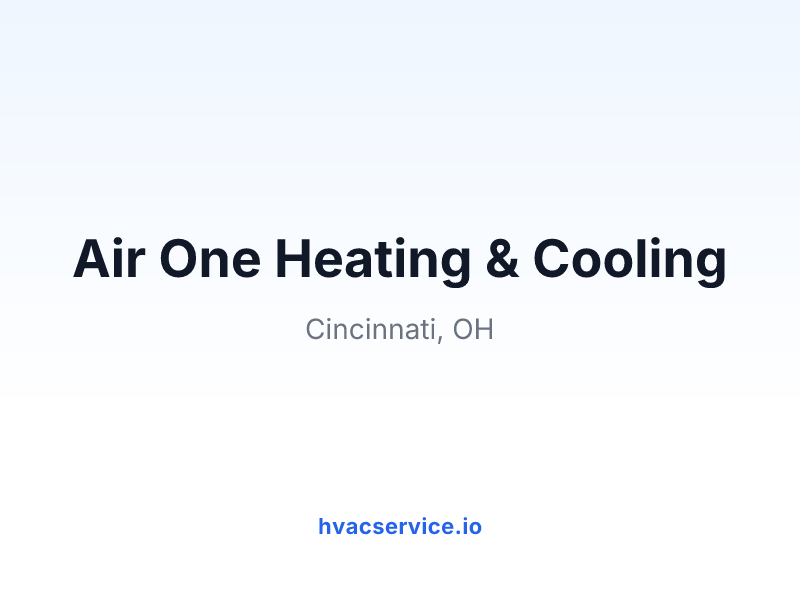 Air One Heating & Cooling