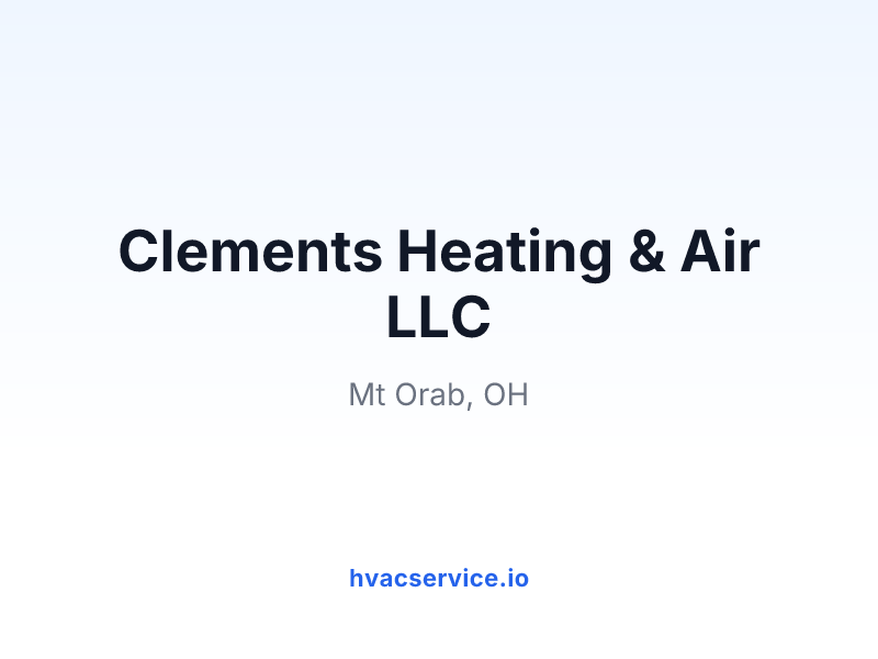 Clements Heating & Air LLC