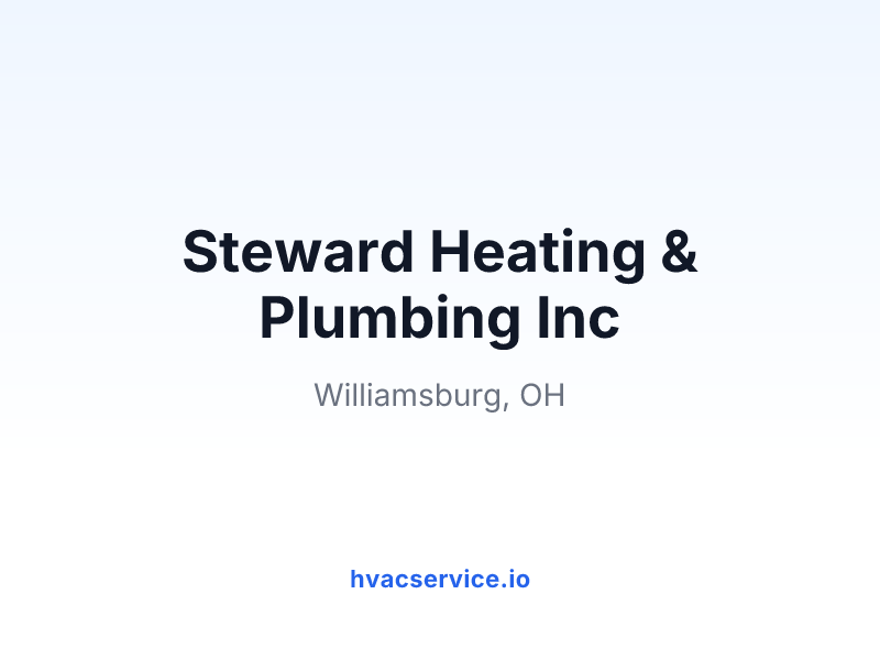 Steward Heating & Plumbing Inc