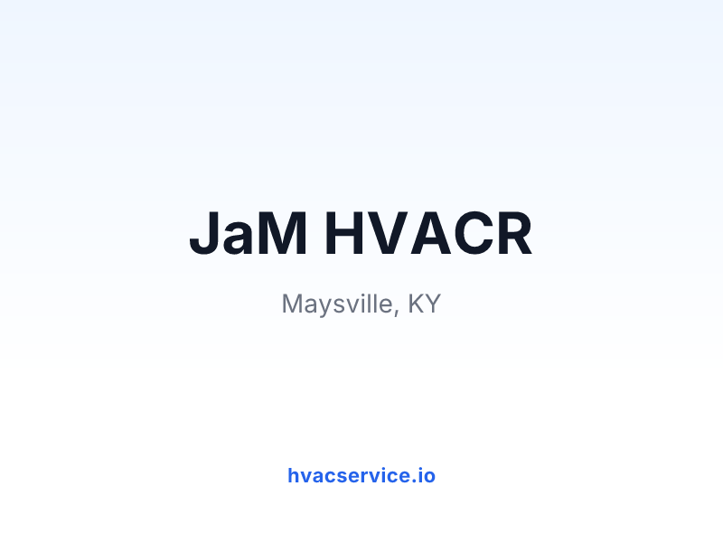 JaM HVACR