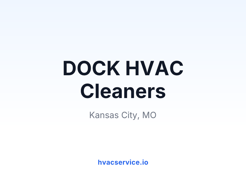 DOCK HVAC Cleaners