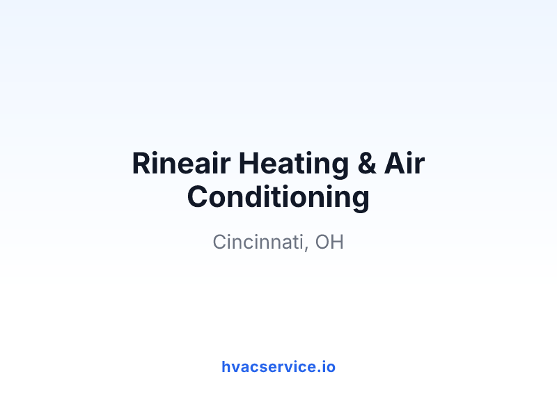 Rineair Heating & Air Conditioning