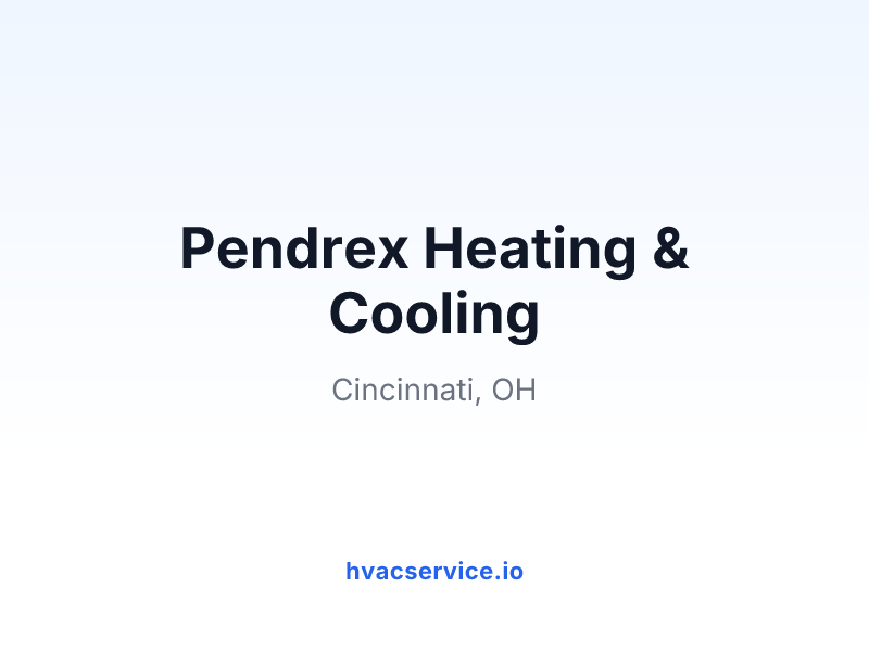 Pendrex Heating & Cooling