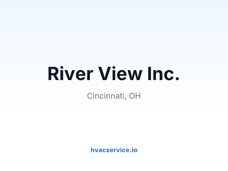 River View Inc.