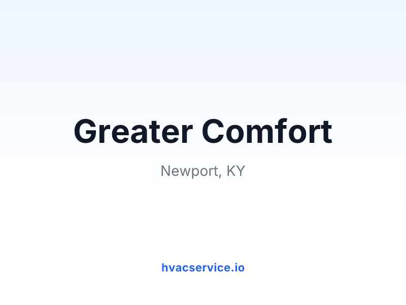 Greater Comfort