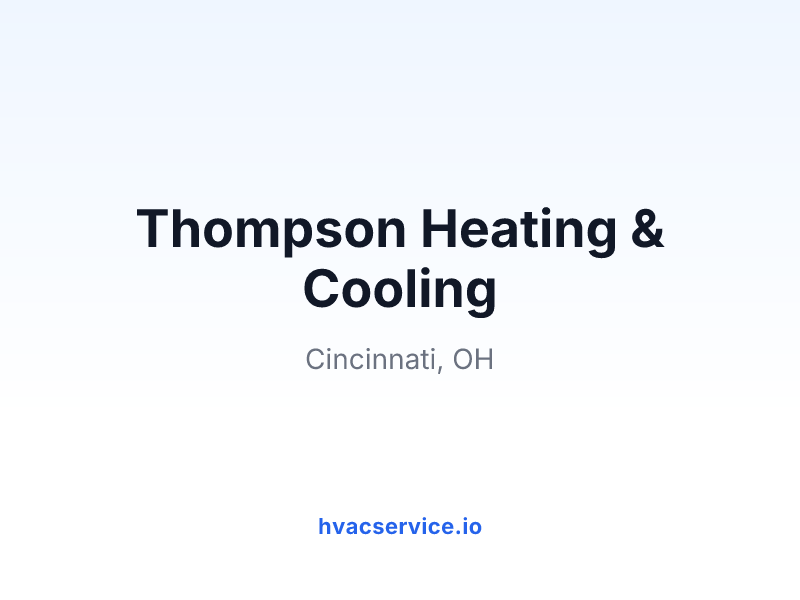 Thompson Heating & Cooling