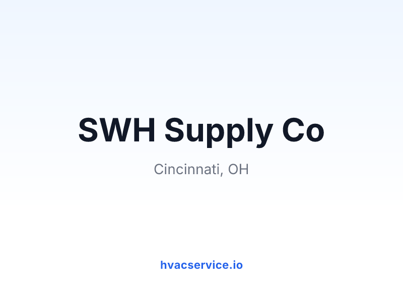 SWH Supply Co